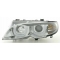 BMW E46 sedana/touringa (01-05) priekšējie lukturi, eņģeļ acis, CCFL, hromēti